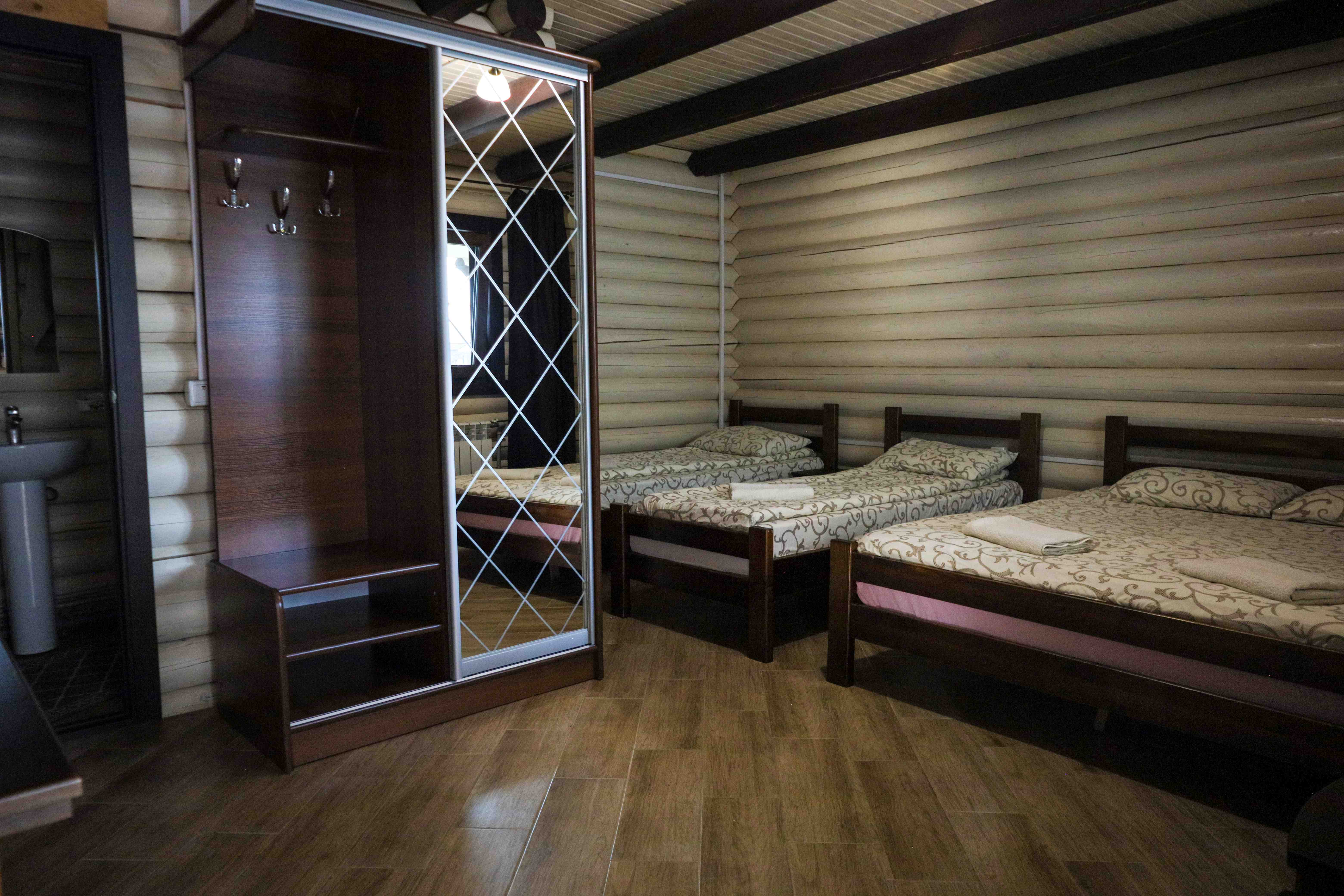 Quadroople room with balcony